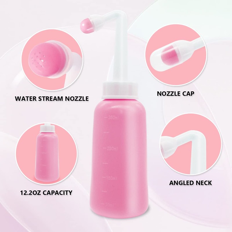 Peri Bottle for Postpartum Care,12 OZ Perineal Bottle Postpartum Essentials