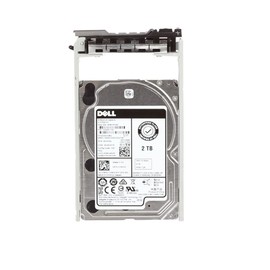 DELL 2TB 7.2K SAS 2.5" 12Gbps Hard Drive W/8FKXC Tray 13TH Generation Compatible with R430 R730 R630 R730XD T340 T430 T6 (Renewed)