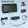 Motorcycle Thermometer Digital Waterproof Metal Sensor Adapter for Motorcycle