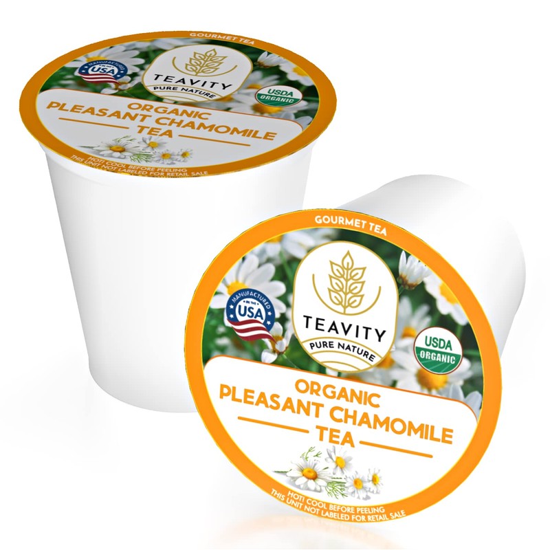 Organic Chamomile Tea Pods for Keurig - Decaf Tea Pods