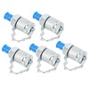 5Pcs Hydraulic Testing Adapter Thread Test Coupling Connectors Pressure Measuring