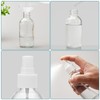 Bastelica Clear Glass Spray Bottles 4 oz, Small Empty Spray