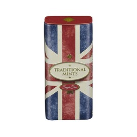 New English Teas Retro Union Jack Sugar Free Mints Travel Tin with Flip Lid 25g