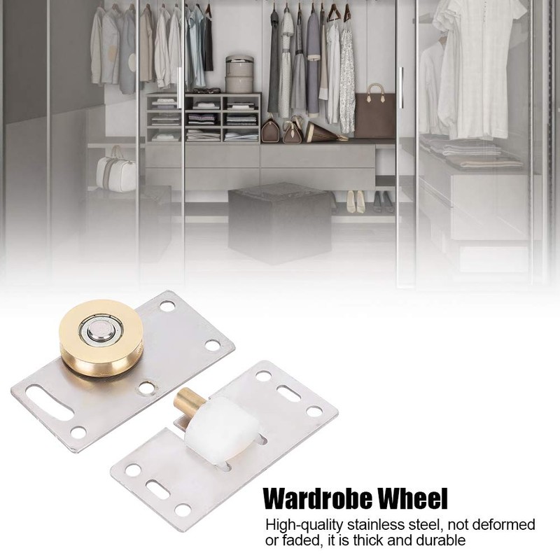 2 Pairs Sliding Door Rollers Sliding Door Roller Cabinet Door