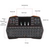 PUSOKEI Keyboard with Touchpad, Multifunctional Mini Keyboard with LED Backlight,