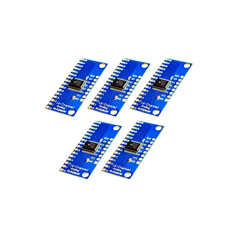 TECNOIOT 5pcs CD74HC4067 16 Channel Analog Digital Multiplexer Breakout Board