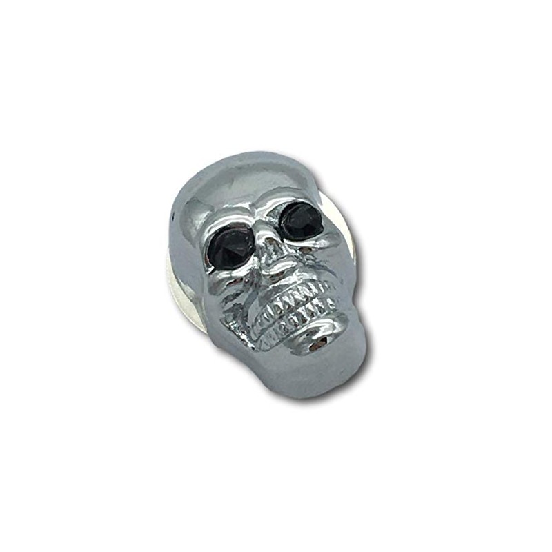 1x Skull Screw Custom with Black Eyes e.g. for Motorcycle