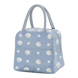 ccHuDE Reusable Lunch Bag Waterproof Picnic Handbag Lunch Box Tote Large Capacity Cute Lunch Box Container with Handle for Work