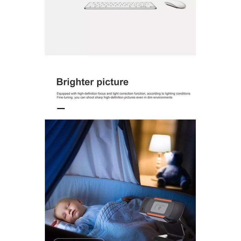 HD-Webcam USB 1080P,AutoFocus,Latest PC Camera with Bulit-in Microphone,Plug and Play