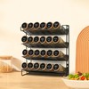 ComSaf Spice Jars with Label 4 oz 24Pcs, Glass Spice