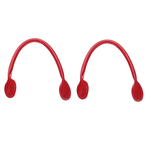 sourcing map 2Pcs PU Leather Bag Handle, 16.34" Handbag Straps