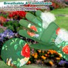 DLY Gardening-Gloves-for-Women, Breathable and Comfortable Long-Leather-Garden-Gloves, Rose/Blackberry Pruning Heavy Duty