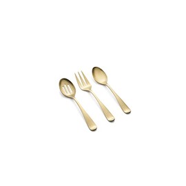Cambridge Silversmiths Rhiannon Champagne Satin 3-Piece Hostess Set