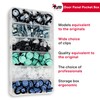 T&M TECHNICS® Box of 159 Universal Fasteners, Clips, Clips and