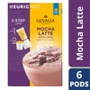 Gevalia Mocha Latte Espresso K-Cup Coffee Pods (6 Pods)
