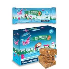 Zeek Kids Protein & Snack Bars | 9g Protein, 7g Fiber, 7g Sugar Snack Bar for Kids | Soft Textures and Kid-Friendly Flavors | All Natural, Gluten Free, Soy Free
