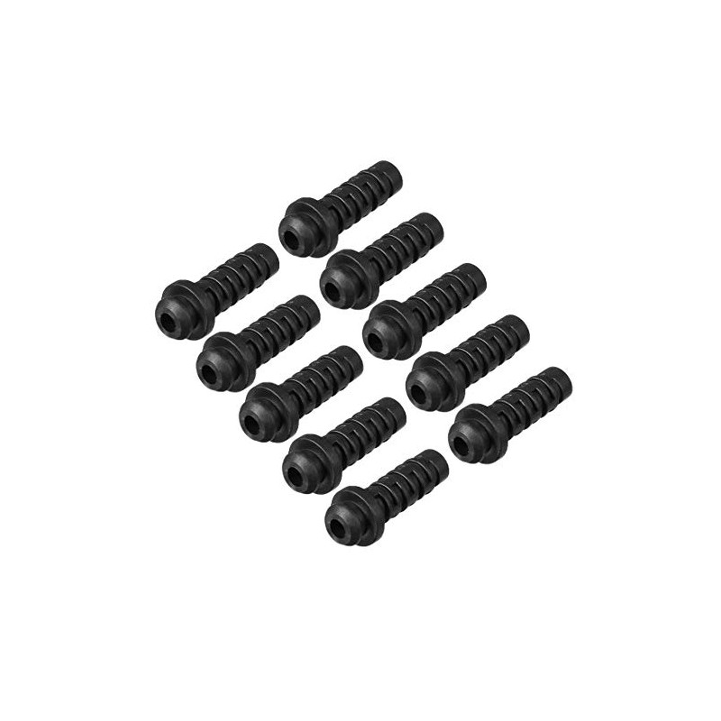 sourcing map Pack of 10 4 mm Inner Diameter PVC