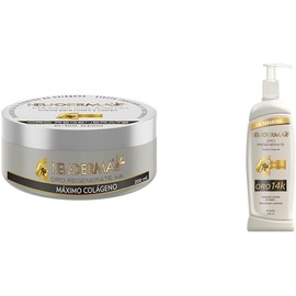 Crema corporal de oro y colágeno 14K – New Derma 200 ml + 400 ml