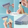 Window Track Cleaner Tool, 2Pcs 4-in-1 Groove Cleaning Brush (with