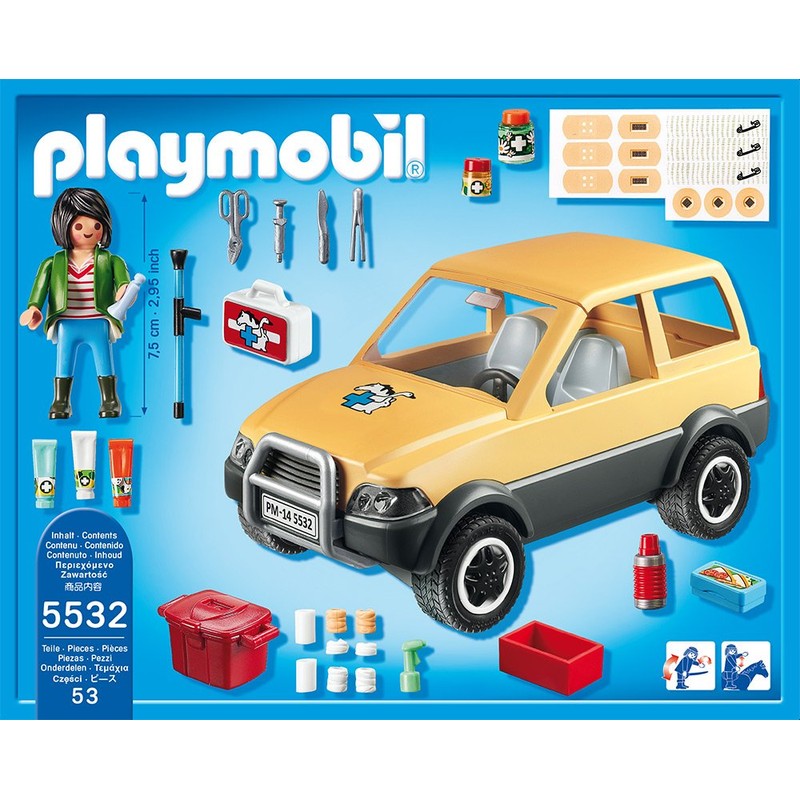 Playmobil 5532 City Life Vet with Car