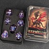 KERWELLSI Float Beholder Eye Resin DND Dice Set with Gift
