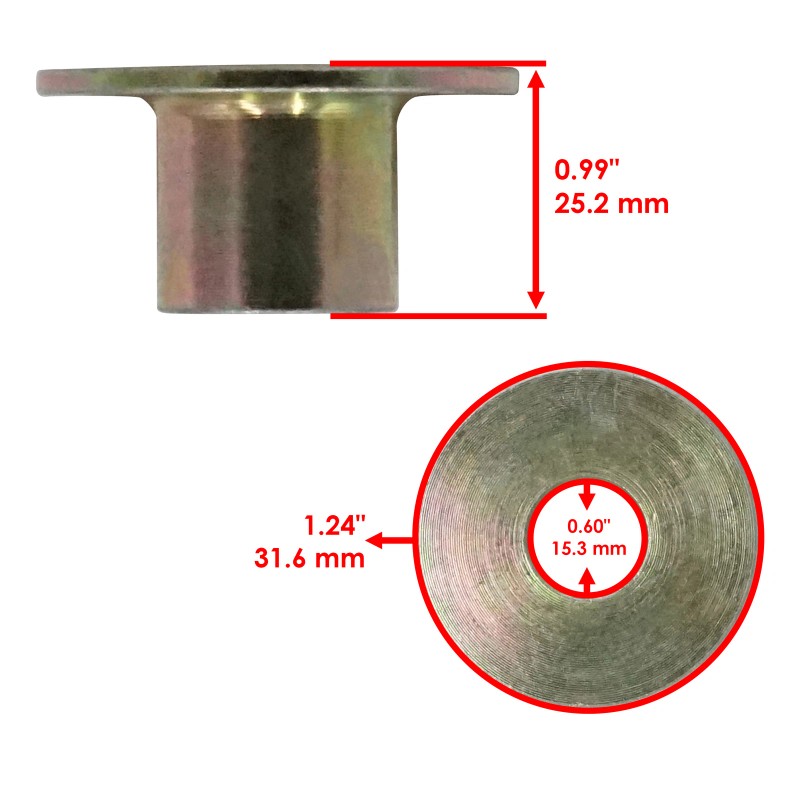 Caltric Rear Knuckle Bushings For Polaris RZR S 4 800