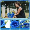 3 Pcs Artificial Cemetery Flowers for Grave Memorial Flowers Funeral