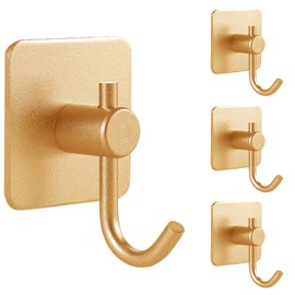Paoli Heavy Duty Self Adhesive Hooks - Sturdy self Adhesive Hooks for Home, School and Office Easy to fit and Remove(4PC)