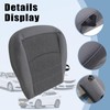 SecosAutoparts Driver Side Bottom Replacement Cloth Seat Cover Diesel Gray