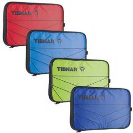 Tibhar Table Tennis Bat Bag T Logo Table Tennis Racket Case for 2-4 Rackets Table Tennis Bat Case (Royal Blue)