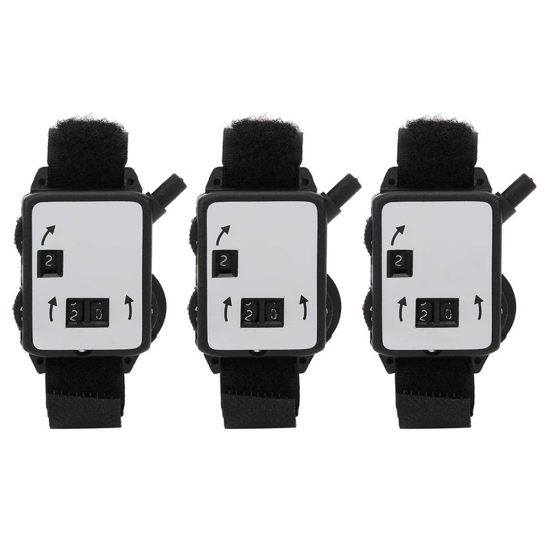 MUNEFE 3Pcs Golfs Score Counter, Wristband Golfs Stroke Score Counter,