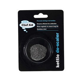 3xChef Aid Stainless Steel Doughnut Kettle Descaler, Silver