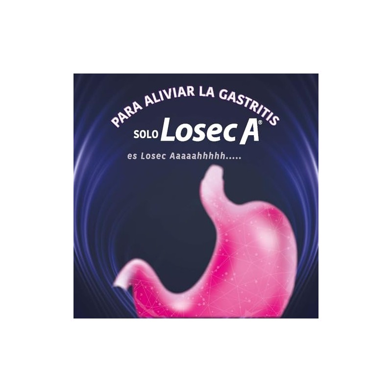 Losec Tratamiento Síntomas Gastritis Alivia Dolor Boca Estómago Sensación Vacío