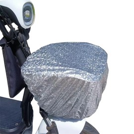 FamGift Bicycle Basket Cover, Rain Protection, Waterproof Fabric, Dustproof, Waterproof Cover, Sun Protection, Easy Installation, Lightweight, Front and Rear Use, Electric Bicycle Cover, For Bicycles, Commuting to Work or School, Rainy Season Protection 