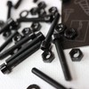 50 x Black Nylon Allen Bolts, M3 x 20mm, Plastic