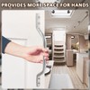 SAQXK Aluminum RV Grab Door Handle, Trailer Ramp Gate Door