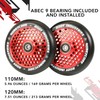 Root Industries Kids' 110 mm Honeycore Wheels Black/Red, One Size