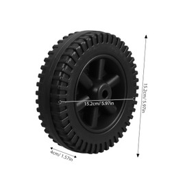 GANAZONO 2pcs Heavy Duty Bbq Grill Wheels Replacement Parts for Gas Grills Lightweight Heat Resistant Caster Wheels for Outdoor Cooking Equipment