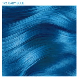Adore Semi Permanent Hair Color (172 Baby Blue) | Vegan & Cruelty-Free Blue Hair Dye | No Ammonia, No Peroxide, No Alcohol | 4 Fl Oz Each (Pack of 2)