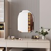AUYHM Arch Mirror 20x28,Bathroom Vanity Mirror Bevelled,Frameless Bathroom Mirrors,Entryway Mirrors