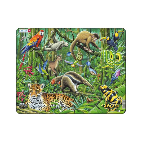 Larsen FH10 The Lush South American Rainforest Jigsaw Puzzle für