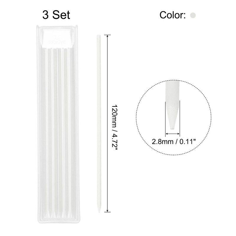 QUARKZMAN Pack of 18 Pencil Leads Carpenters Pencil Replacement Leads