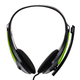 NACEB AUDIFONO HD C/MICROFONO OMNIDIRECCIONAL Verde NA-589VE