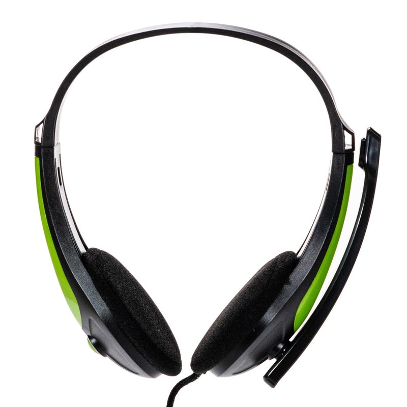 NACEB AUDIFONO HD C/MICROFONO OMNIDIRECCIONAL Verde NA-589VE