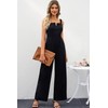 BLENCOT Sleeveless Jumpsuits for Women Dressy Casual V Neck Wide