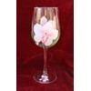 Hand Painted Wine Glasses - Anne Marie Orchids (Set of