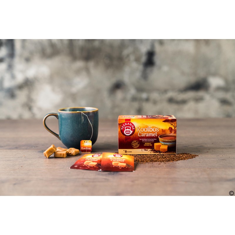 Teekanne Rooibos Refined with Caramel Infusion Tea Sun Dried Rooibos