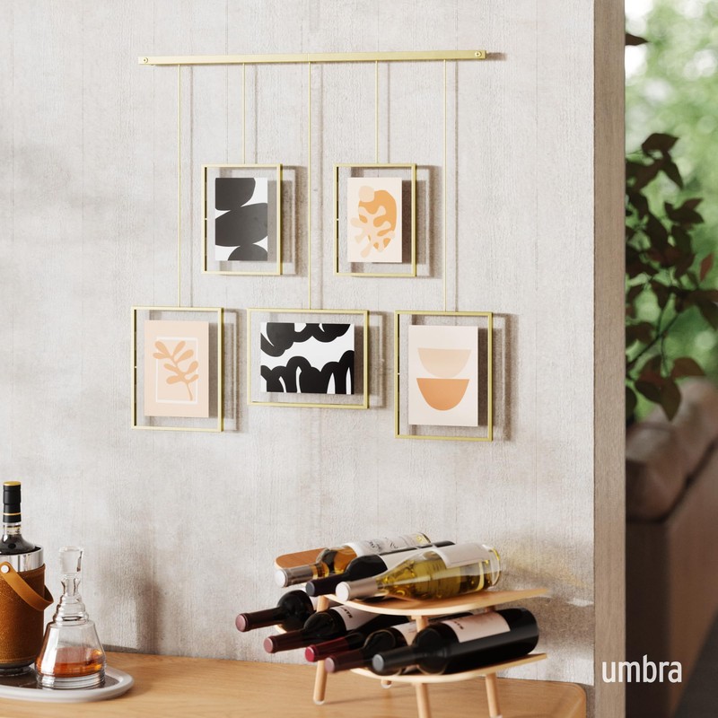 Umbra Exhibit Adjustable Photo Display – DIY Collage Set Mounts