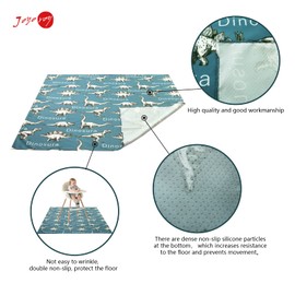53'' Splash Mat Under Highchair Floor Mat Non-Slip Baby Placemats For Restaurants High Chair Food Catcher Splat Mat Waterproof Washable Large Waterproof Mat High Chair Mats For Dropping Food Floor Mat