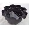 Ultra Motorsports 8 Lug Matte Black Wheel Center Hub Cap